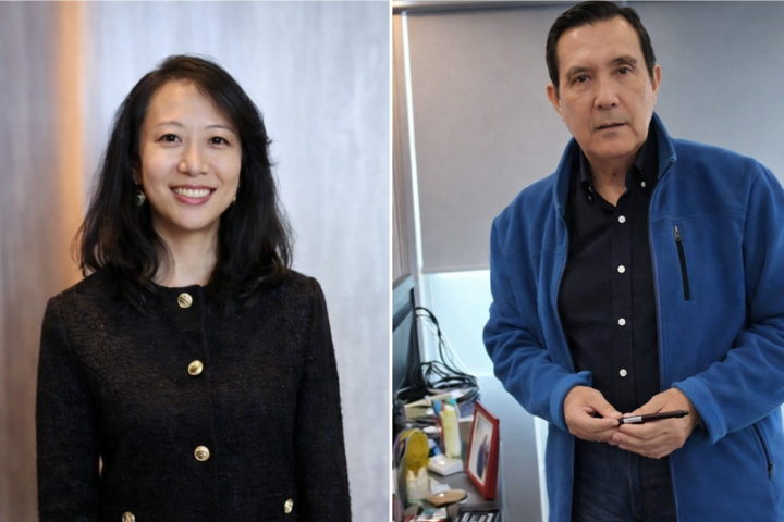 馬英九基金會原執行長王光慈（左）如今遭馬英九基金會提告，王母29日發聲明痛訴職場霸凌，稱王光慈曾兩度尋度，早知就堅持讓王光慈辭職。圖／取自王炳忠臉書