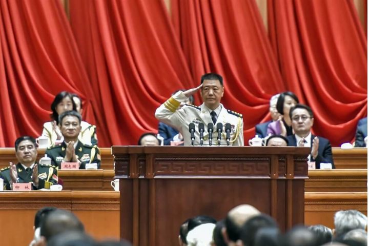 大陸全國人大常委會通過 免除苗華中央軍委委員職務