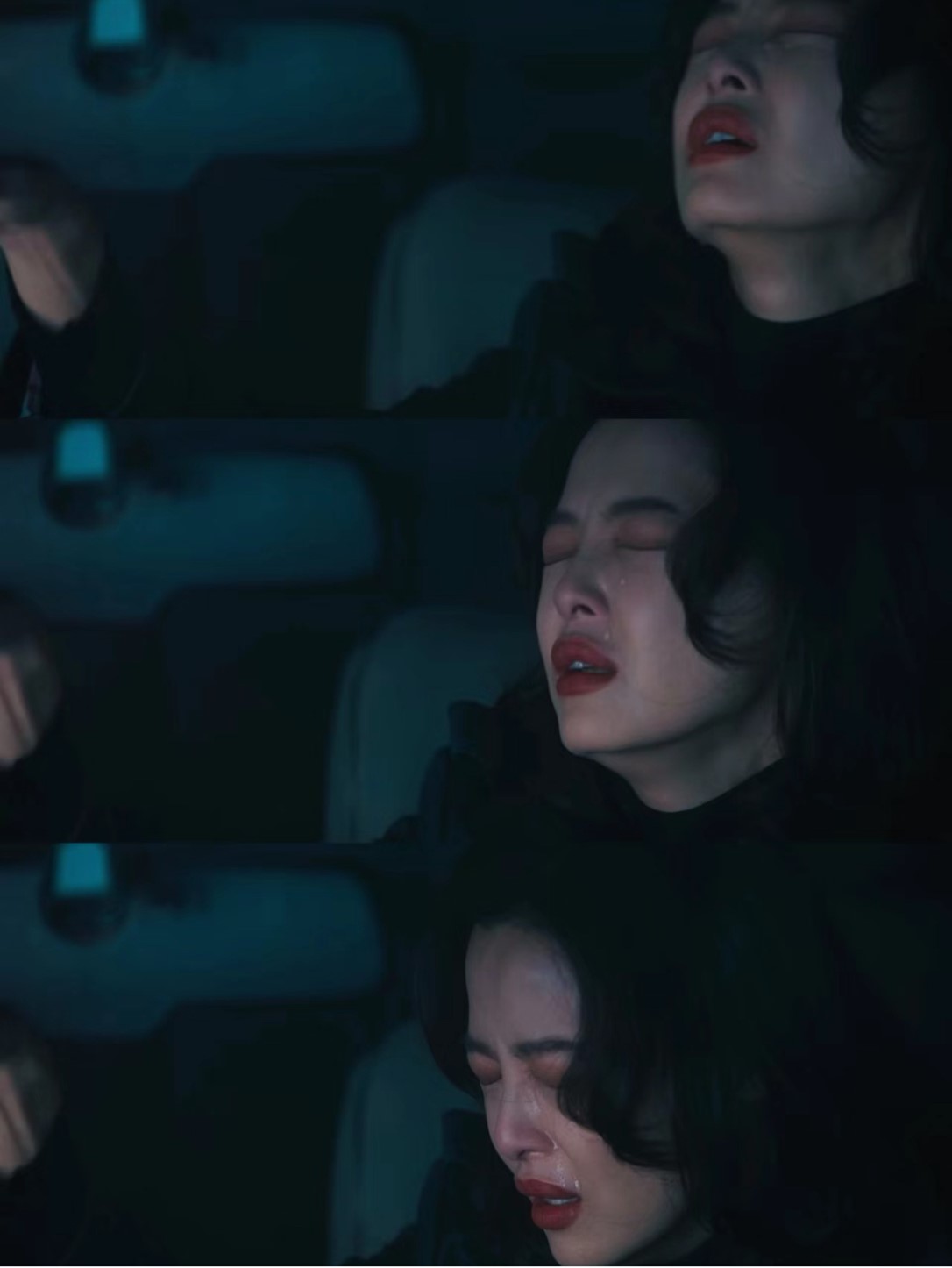 李李昂動人的一場哭戲。圖／引自央視