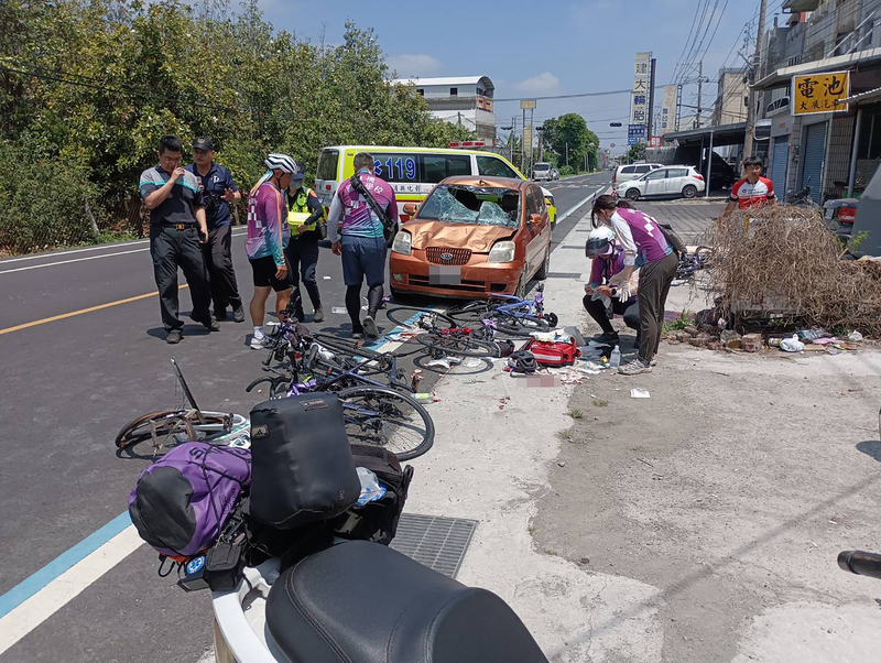 康橋國際學校秀岡校區發生嚴重車禍，發生嚴重車禍，共7名學生送醫。圖/中央社
