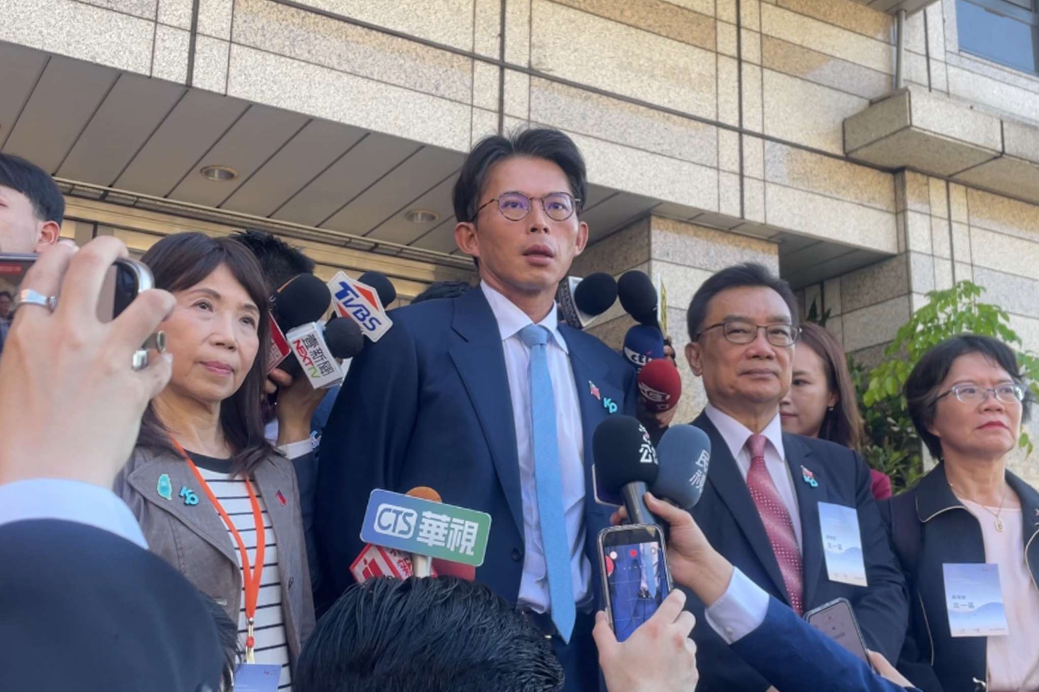 【有片】出席國慶大會　黃國昌批賴清德撕裂社會 