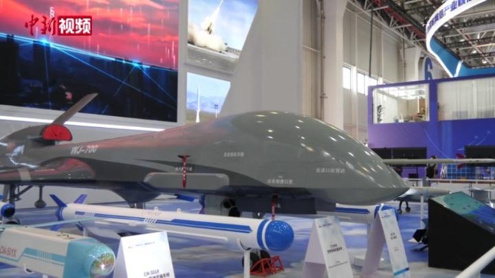 大陸軍用無人機WG700「獵鷹」首次試飛成功。圖/翻攝自中新視頻