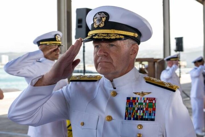 美國印太司令部新任司令帕帕羅上將。圖/取自美國海軍官網