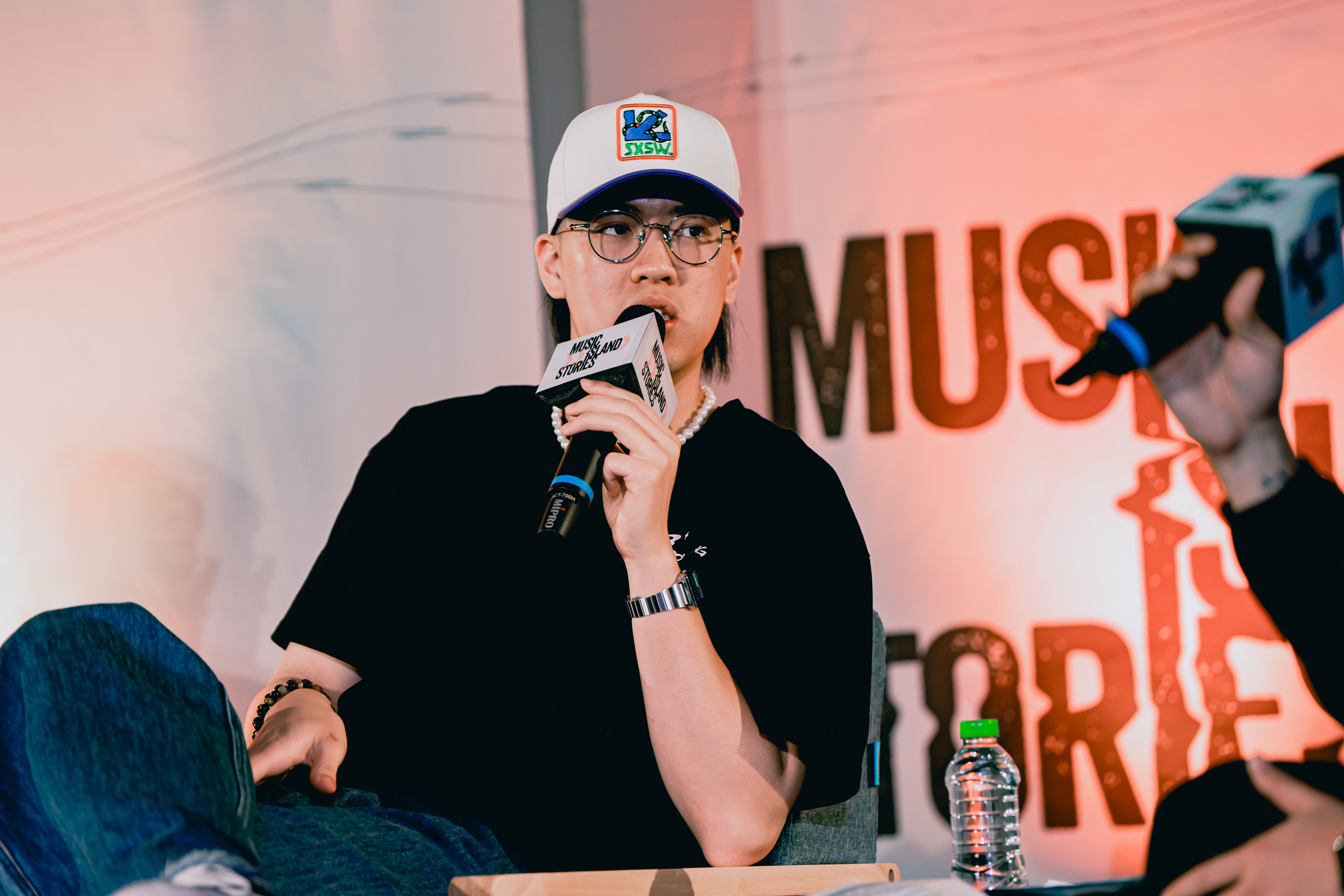 Gummy B笑說為了加入「台大嘻研社」拼命考上台大。圖/台北流行音樂中心提供