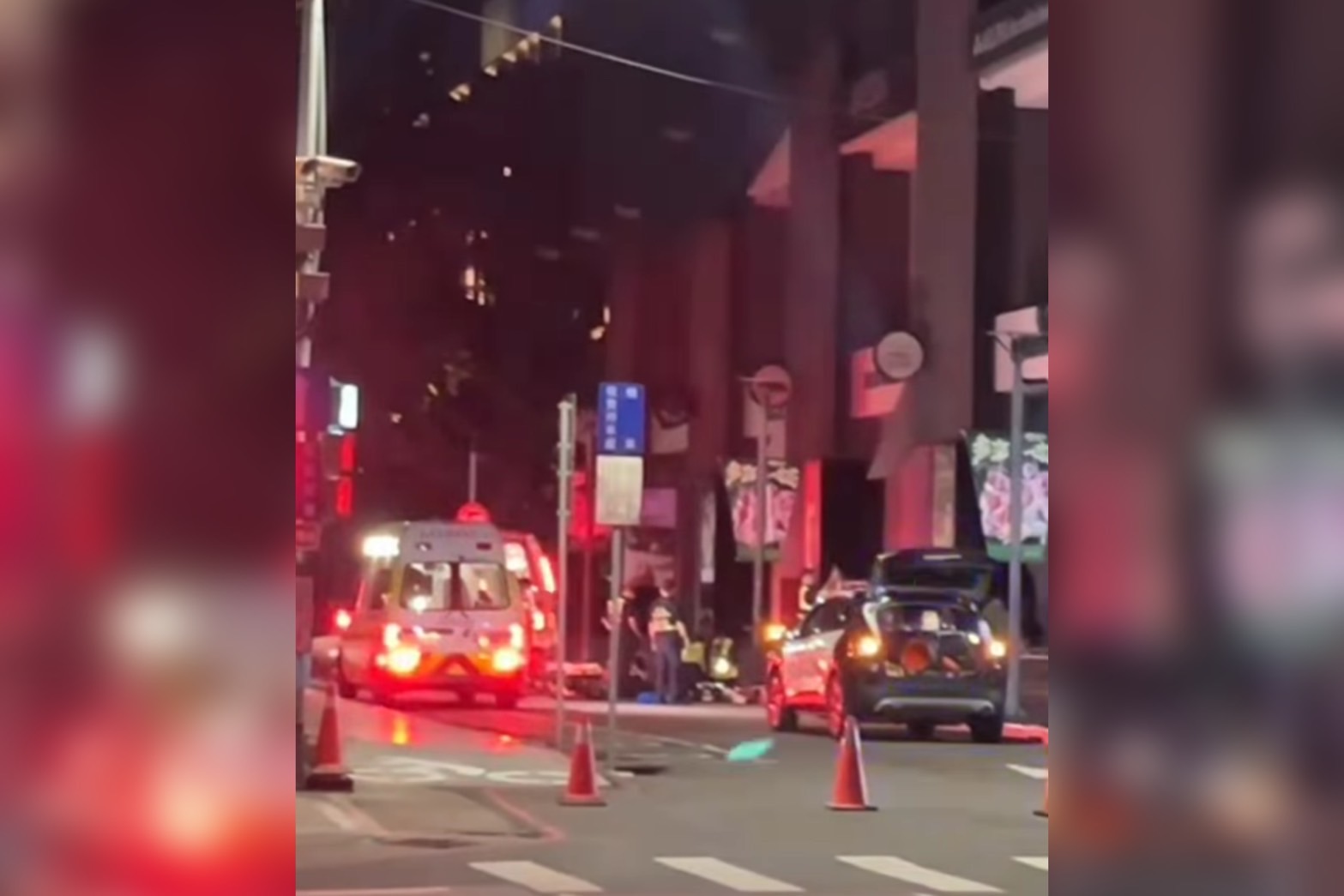 台中勤美誠品於今（11日）發生一起墜樓事件，一名26歲的梁姓女子從11樓摔下，被送往醫院搶救，最終不治。圖／取自民眾林裕仁臉書