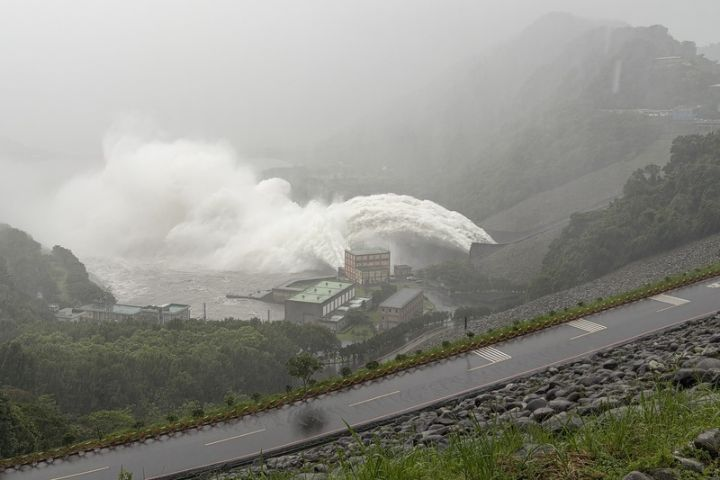 巴威餵飽石門水庫　近十年最強颱風入流量　蓄水率達99.5%