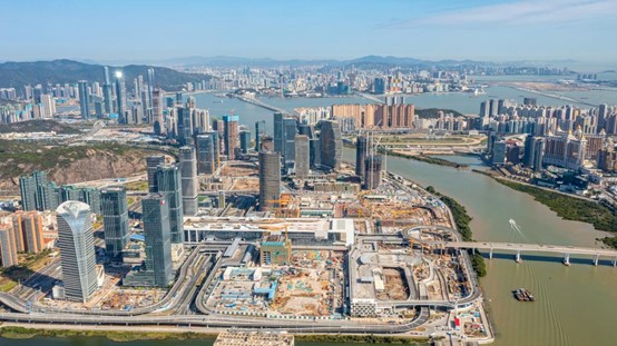 粵港澳大灣區經濟發展相當強勁。圖/取自新華社