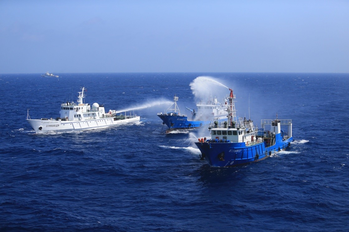 【梅花獨家】南海風起雲湧 陸海巡船頻密巡弋