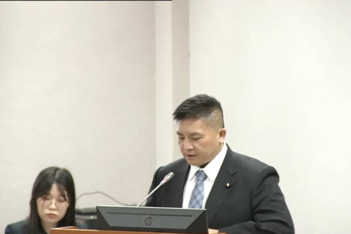 監院秘書長李俊俋未經准假缺席備詢　司委會召委、國民黨立委吳宗憲震怒說，這根本是侮辱立法院。圖/翻攝自國會頻道