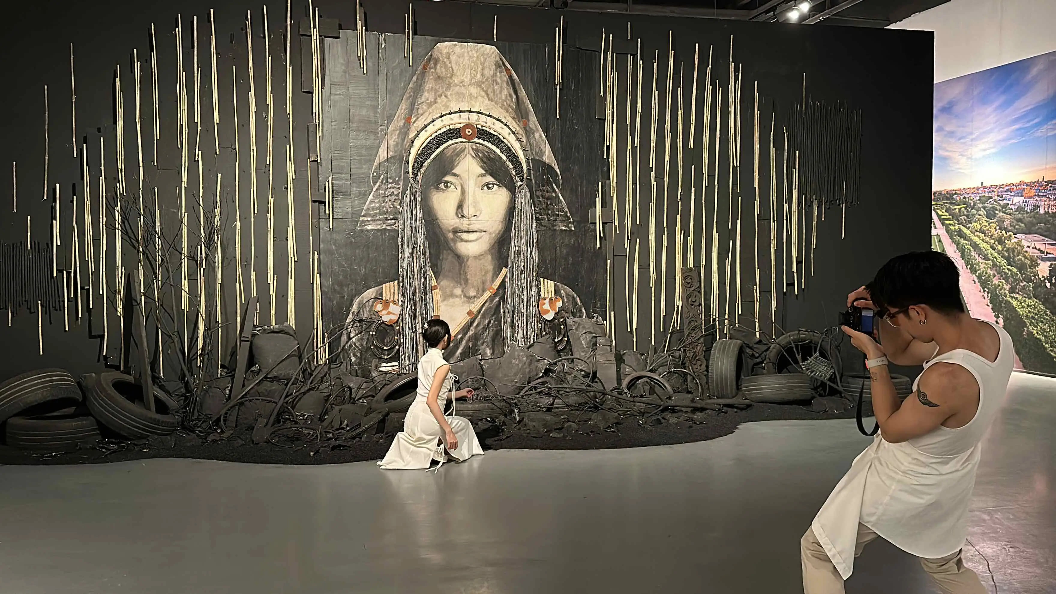 深圳木星美術館去年4月時，因應中法建交60周年，還與法國策展人找了40多位國際畫家策展了一場市探索的畫展，但如今也休館了。圖／取自搜狐