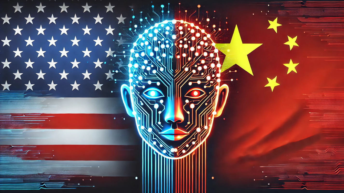 美中AI競爭對全球未來產生深遠影響，零和和對抗的升級可能導致資源浪費與全球分裂。圖為示意，圖/由ChatGPT生成