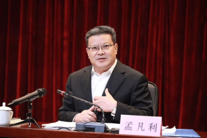 現任廣東省委副書記、深圳市委書記孟凡利升任廣東省政府黨組書記 。圖/取自新華社