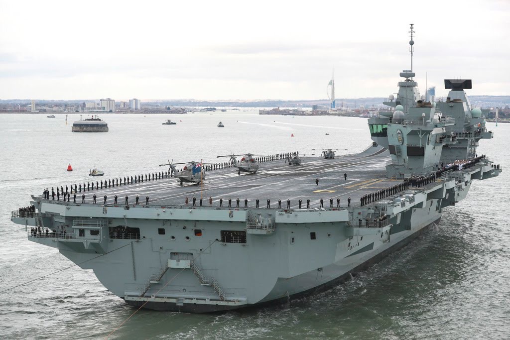 英國威爾斯親王號航空母艦，恐提前封存或以低價出售給友好國家。圖/取自英國皇家海軍
