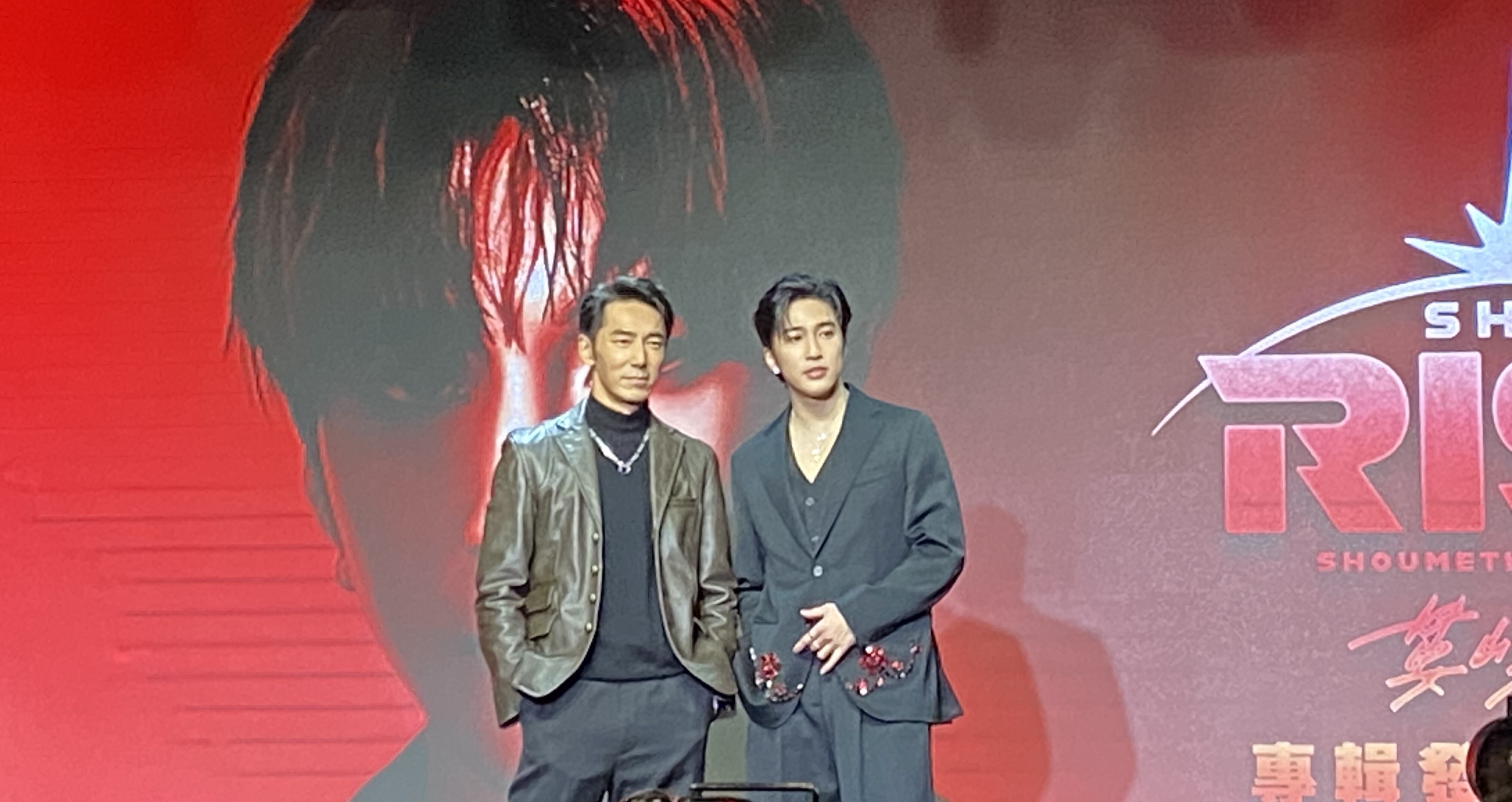 婁峻碩推出新專輯《RISE》，從詞曲、製作到行銷一手包辦，李李仁前來站台支持。圖/田瑜萍攝