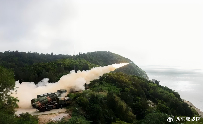 圖為東部戰區在中日關係緊張期間，也加緊軍事演練。圖／取自東部戰區微博