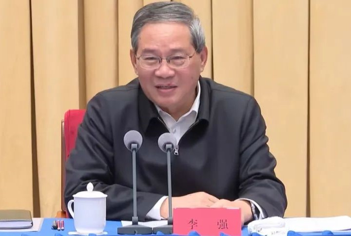 大陸國務院總理李強赴福建召開外貿企業座談會。圖/取自央視