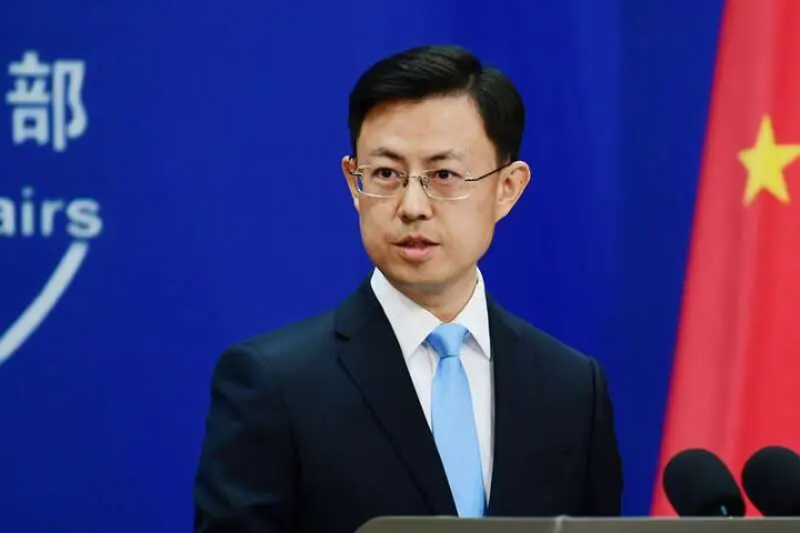對外傳捷克證實，副總統去年３月以當選人身分訪布拉克時，曾險遭北京一場策畫的撞車事件釀災，中共止交部發言人郭嘉坤27日在記者會中否認。圖／取自中共外交部