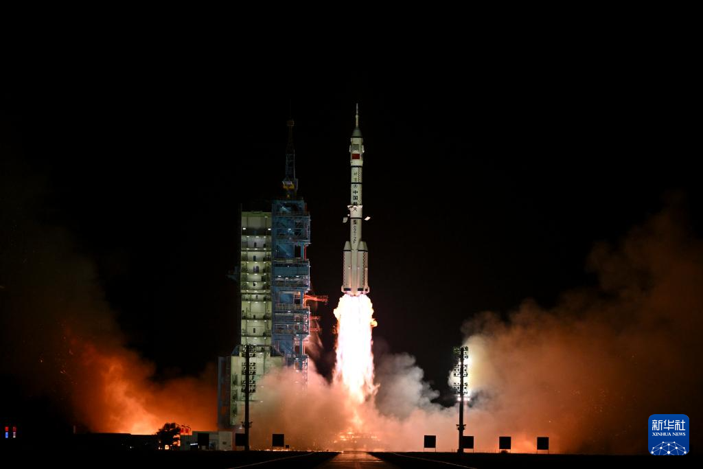 美國太空軍司令表示，中國太空技術的發展令人難以置信。圖為10月30日大陸神舟19號發射。圖/取自新華社
