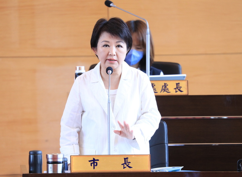 對近期桃園、台北不斷停電，台中市長盧秀燕說，國家能源政策一定要周全，一定要保證穩定供應，不要讓民眾生活處在風險中。圖／中央社