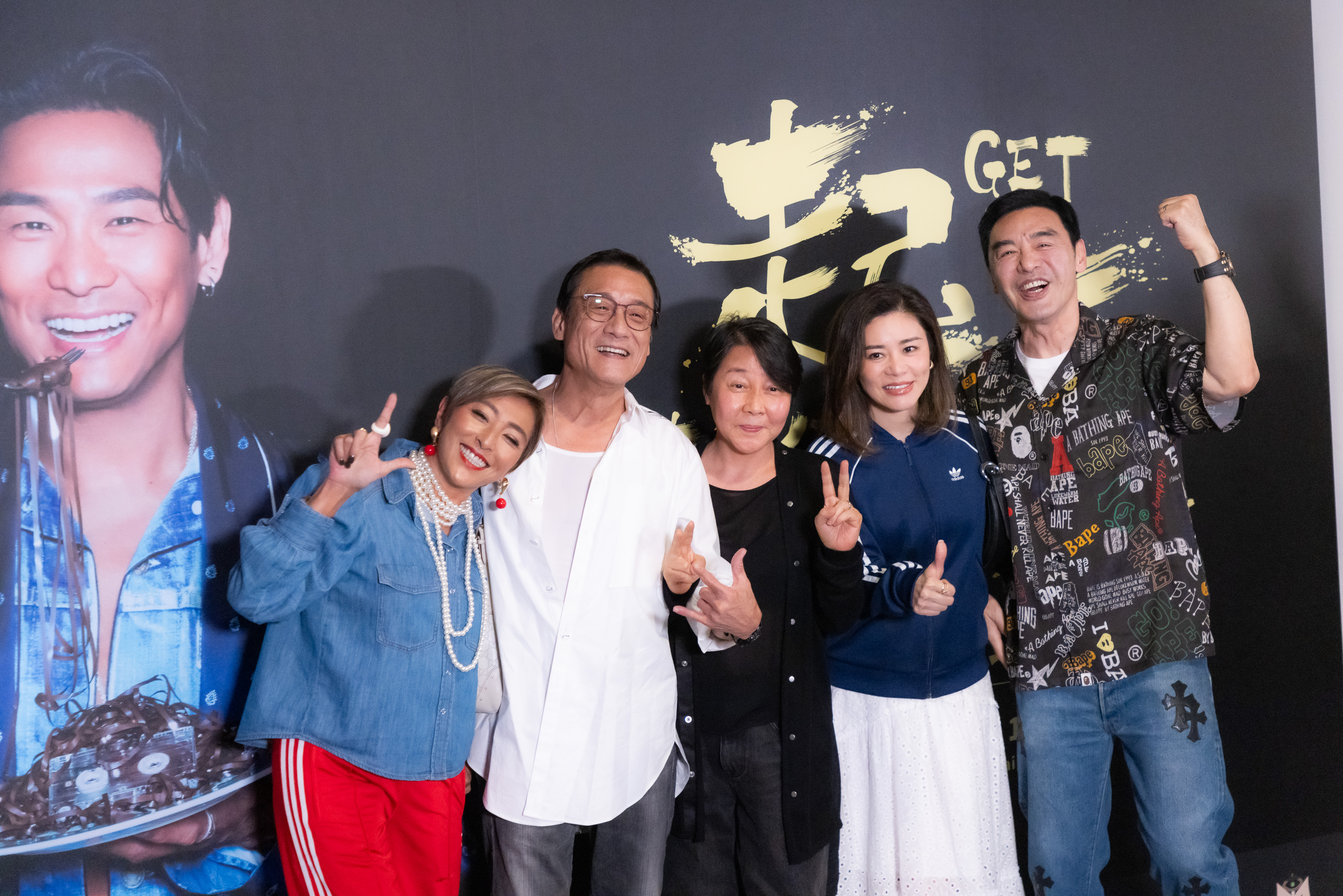 梁家輝、鍾鎮濤特地從香港來台灣參加杜德偉演唱會。圖/田瑜萍攝