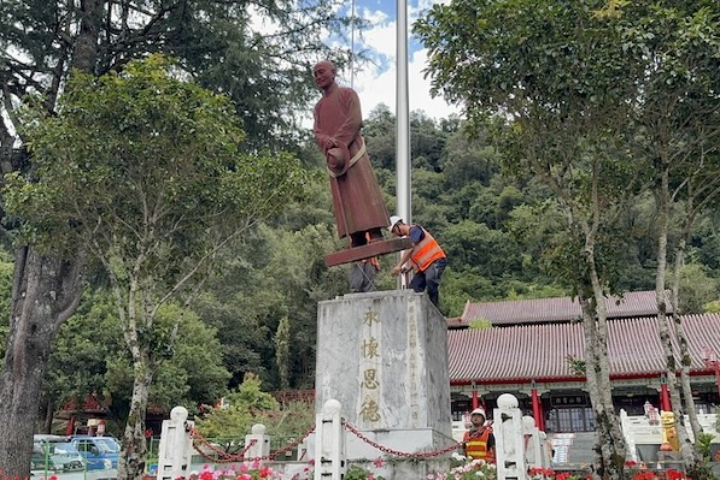 梨山賓館移除蔣公雕像 東吳大學也在研擬
