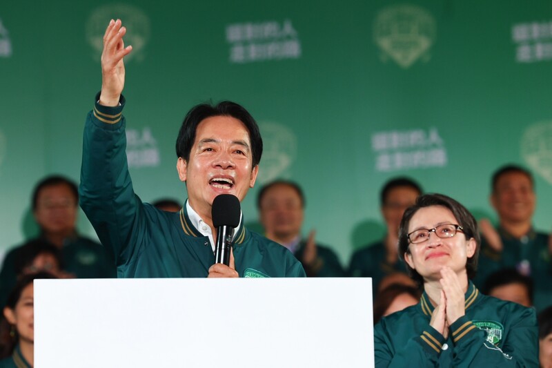 2024總統大選結果出爐，有民進黨候選人賴清德當選，兩岸關係增加變數。圖/取自中央社