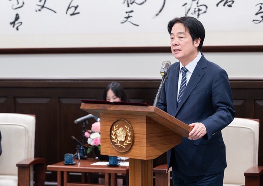 賴清德總統利用恐共心理宣布國安17條，限縮台灣人民自由權利。圖/中央社