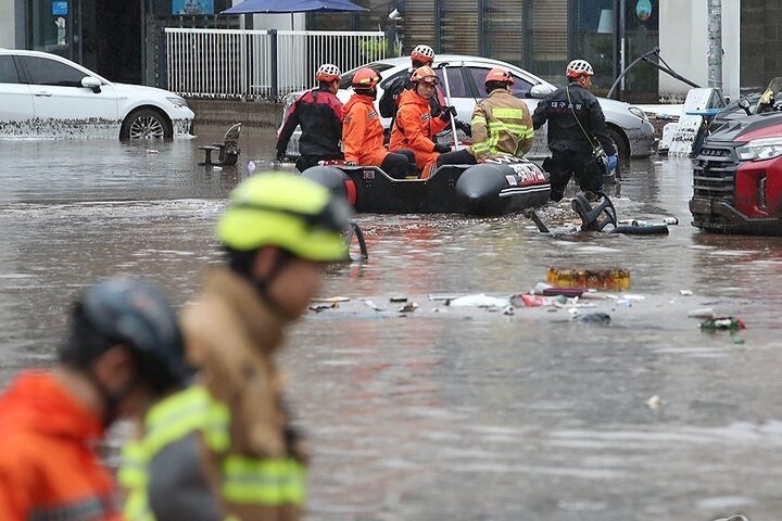 韓國200年一遇暴雨致嚴峻水災　已14死12失蹤