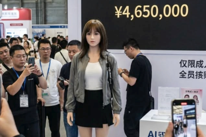 真人比例、能培養感情！陸AI人形機器人爆單1.3萬台　最貴99萬人民幣