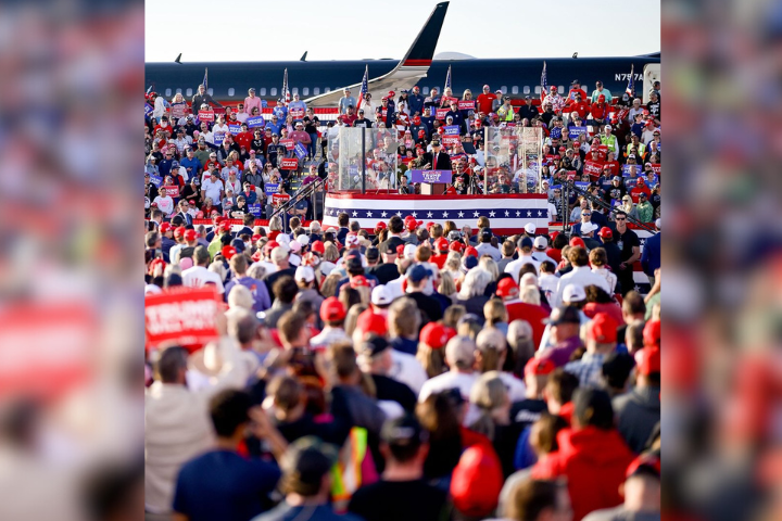 美國總統川普以295張選舉人票，成功奪回白宮。圖/取自@realdonaldtrump IG