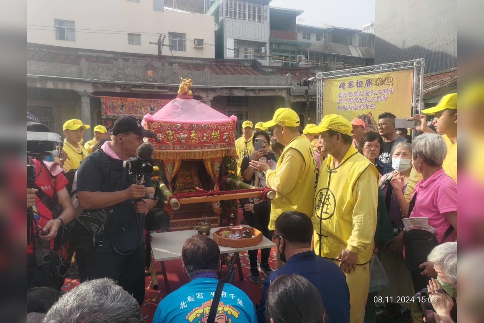 今年白沙屯媽的進香行程將從農曆四月初五（5月1日）出發，至四月十四（5月11日）下午回宮，為期10天9夜。圖/取自白沙屯臉書
