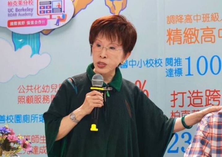 前國民黨主席洪秀柱批，民進黨毀憲亂政，終將被歷史釘在恥辱柱上。圖/中央社