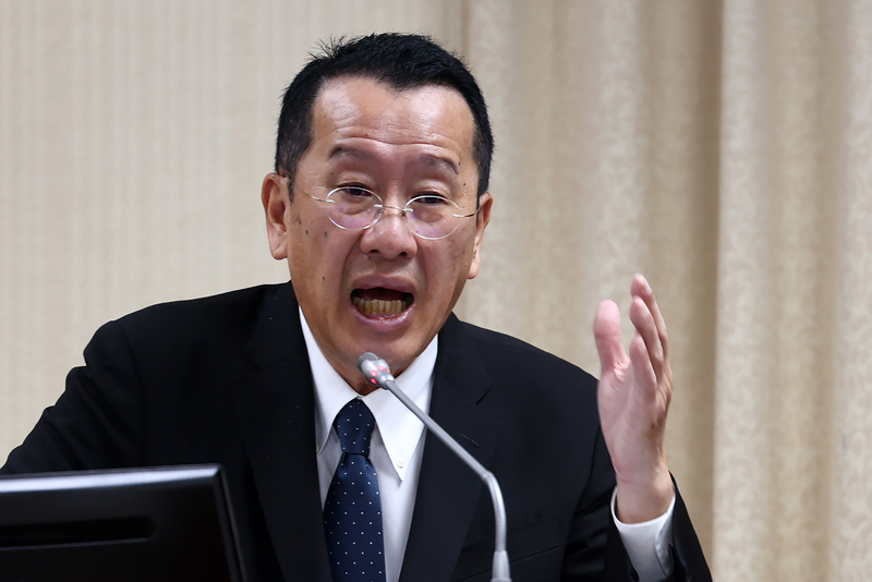 國防部長顧立雄23日表示，若中共真的封鎖台海，國際不可能坐視不管。圖/中央社