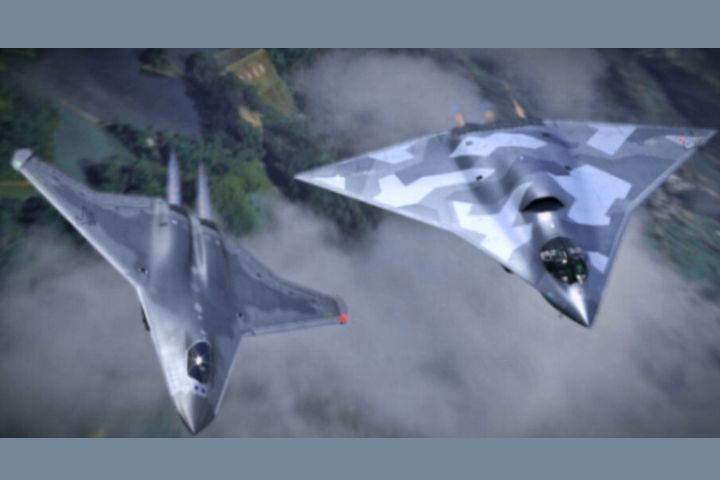 大陸新款殲-36、殲-50戰機　在西北大漠空軍基地試飛