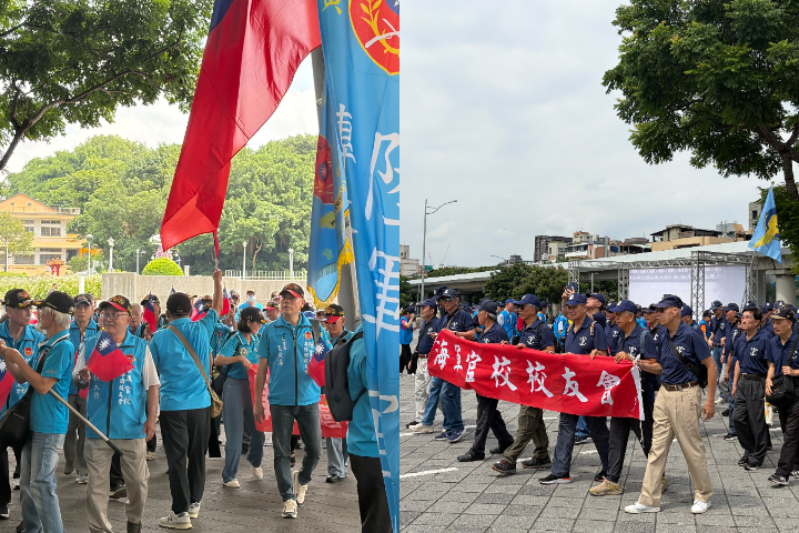 活動安排嘉年華遊行，各軍系團體皆共襄盛舉。圖/記者高陸攝