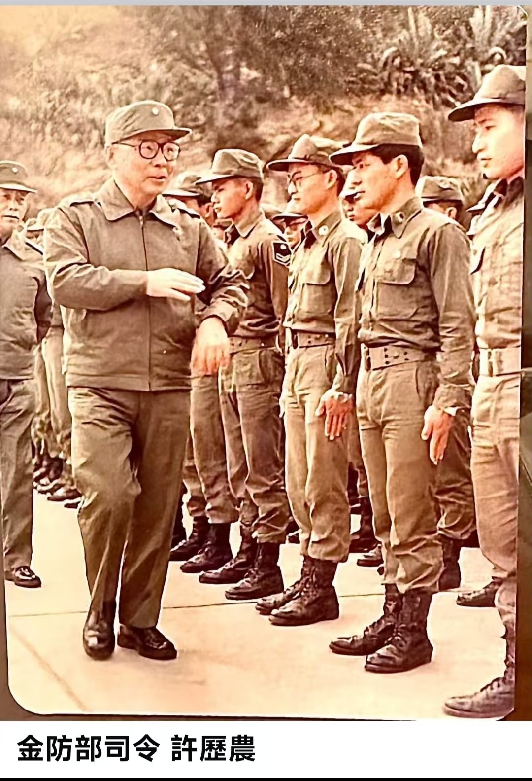 許歷農將軍歷任六軍團司令、政戰學校校長、總政治作戰部主任。圖/作者提供