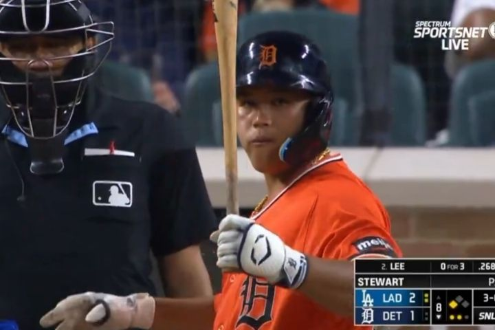 李灝宇MLB生涯首度遭敬遠！惜老虎1比2不敵道奇