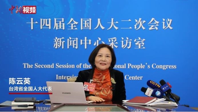 陳雲英建言交通單位看到台灣人不妨道一聲「歡迎你回家」。圖/取自中新網