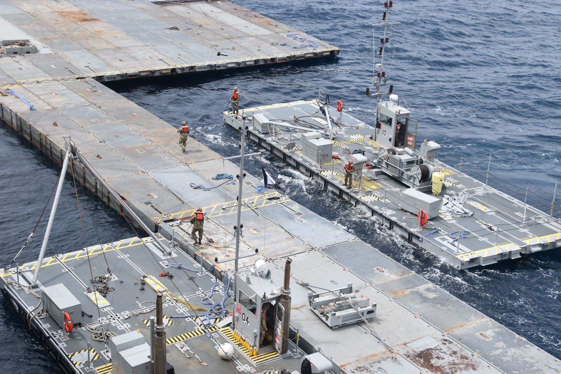 美軍加薩臨時碼頭完工 救援物資數天內上岸