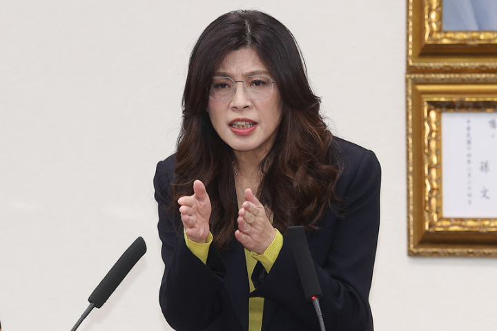 國民黨主席鄭麗文點明，「事實上，多數民眾希望的就是兩岸和平」。圖/中央社