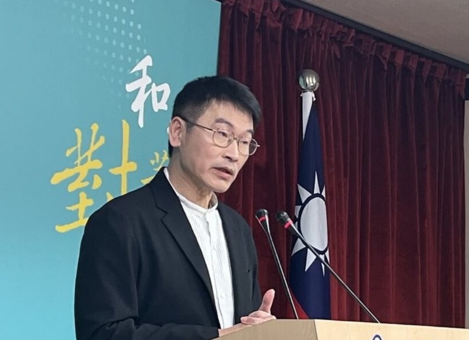 陸委會發言人梁文傑2日宣布，禁止《海峽導報》來台駐點。圖／中央社