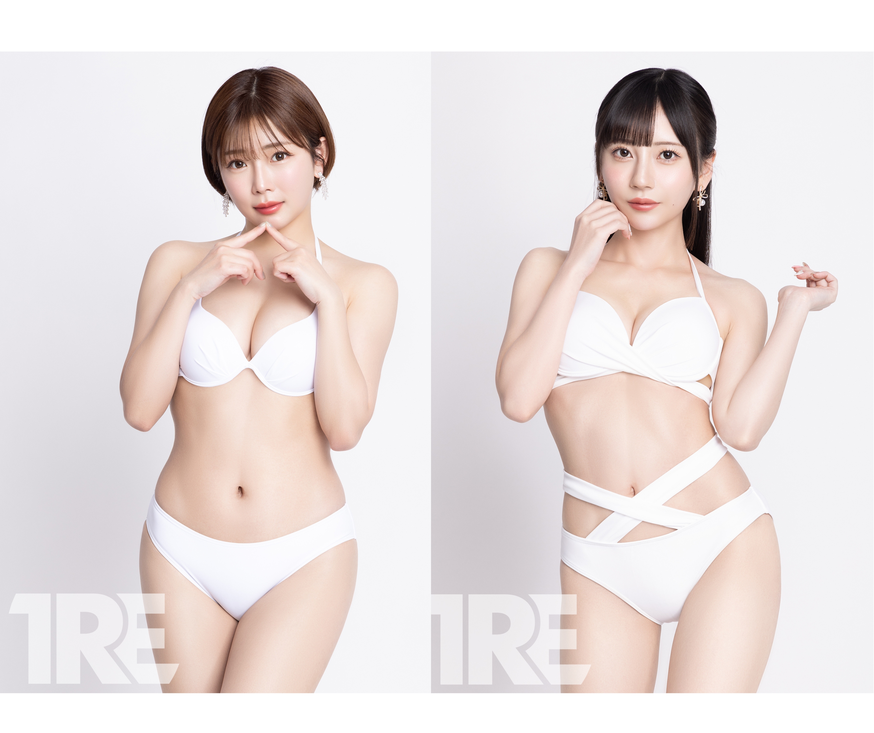 紗倉真菜（左）、七澤米亞將出席TRE台北國際成人展。圖/TRE提供