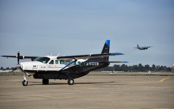 美軍演習所使用的無人運輸機，可以裝載1500公斤的貨物。 圖/取自DVIDS官網