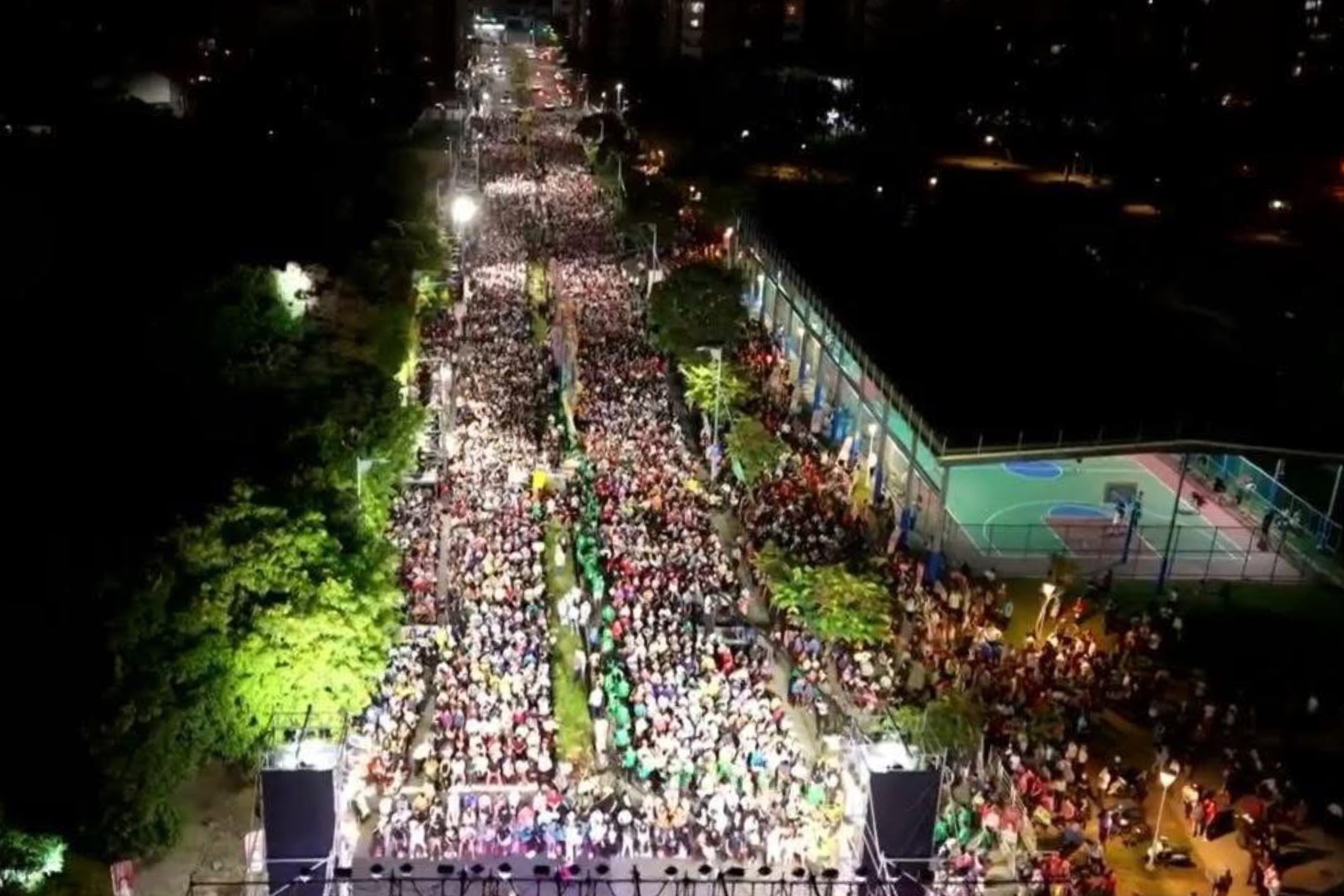 遭正國會放生　林岱樺造勢晚會仍人潮擁擠