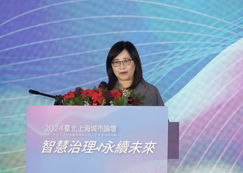 台北市副市長林奕華表示，政治高牆擋不住交流。圖/中央社