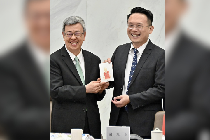 桃園市副市長蘇俊賓大讚陳建仁，具備有格局與高度，是理念不同仍能保有合作胸襟的政治人物。圖/取自蘇俊賓臉書