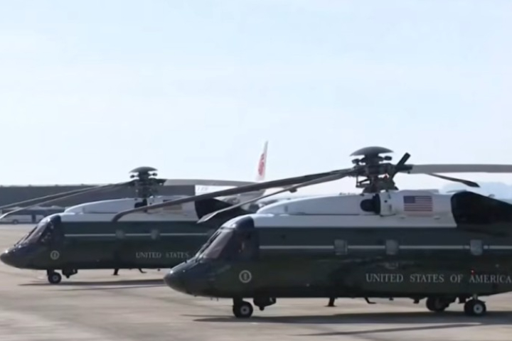 【川習會】紅旗轎車進會談地點翼峰樓　習近平率高層抵釜山機場旁管制區　　