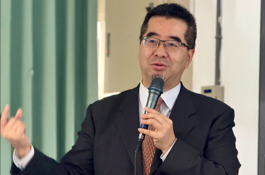馬辦執行長蕭旭岑痛批，不具名官員隨意洩露訪台陸生團個資。圖／蕭旭岑提供