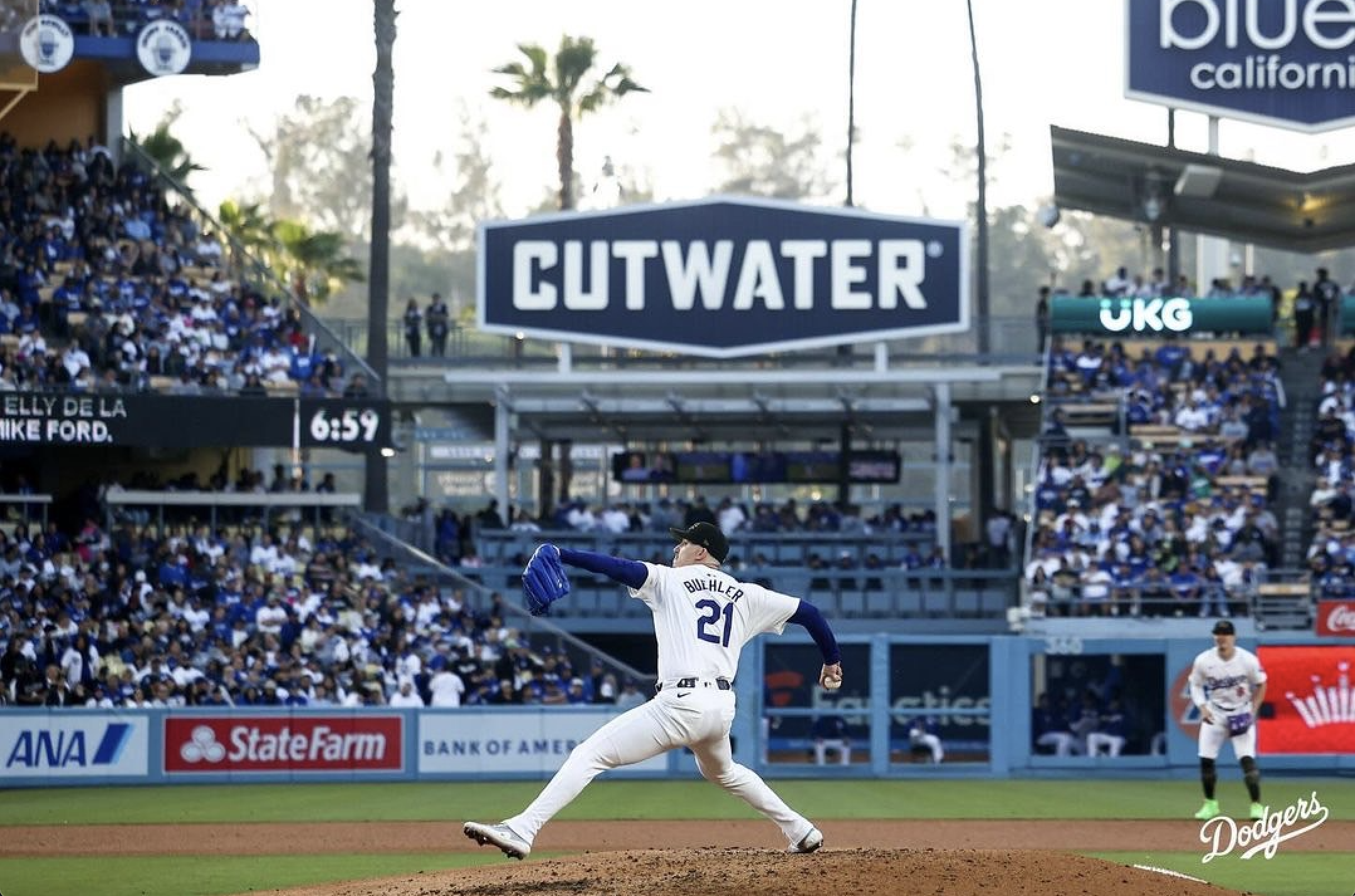 美國職棒大聯盟未來可能修改先發投手的投球局數。 圖/取自Dodgers x