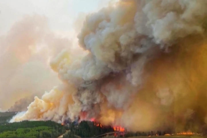 加拿大森林大火再起　延燒2天已失控數千人撤離